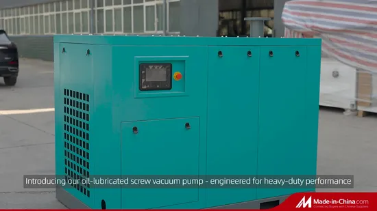 China Factory 30kw 45HP 1800m³ /Hr (-0.05) - (-0.098) MPa Pressure Permanent Magnet VFD/VSD Screw Air Vacuum Pump for Chemical Industry